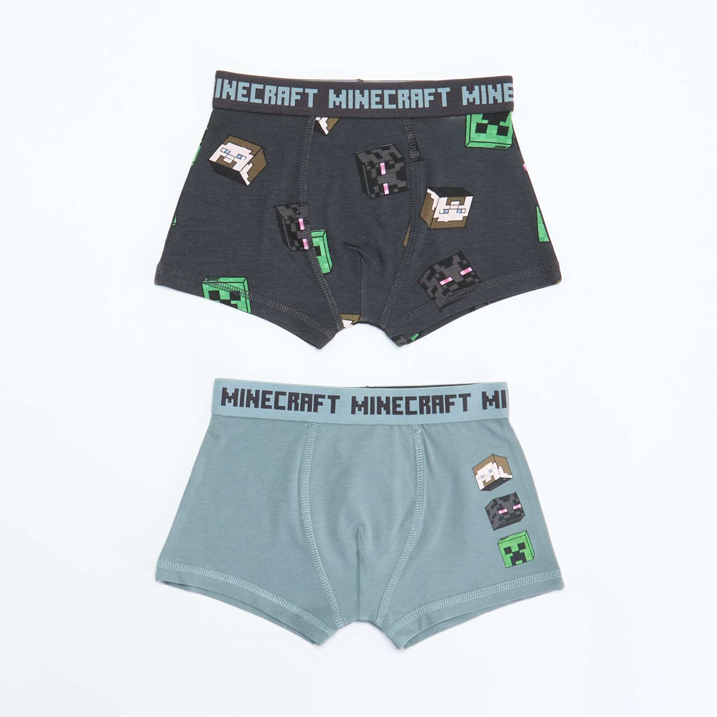 Minecraft 2-Pack Boxers GREY