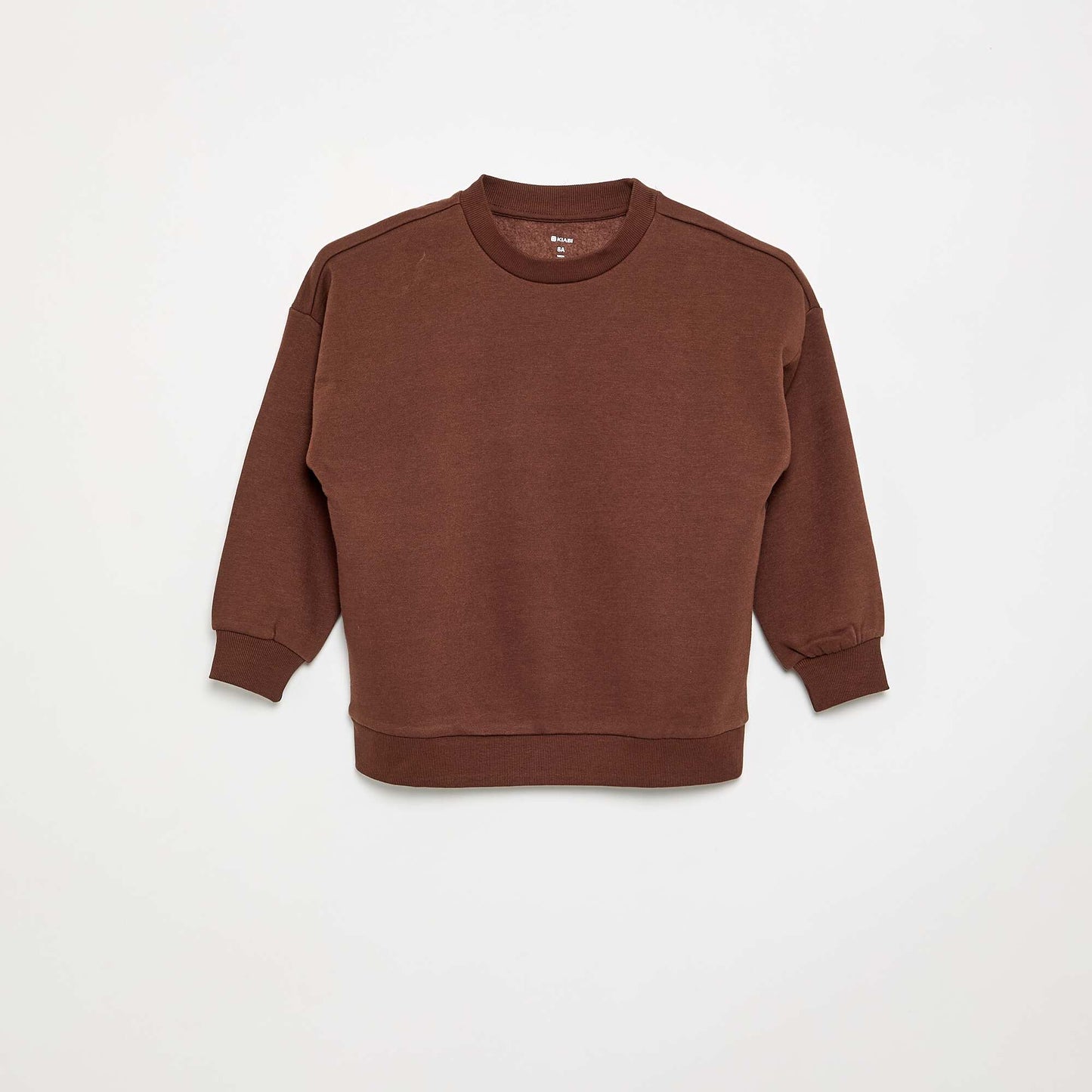 Set of 2 Plain Sweatshirts BROWN