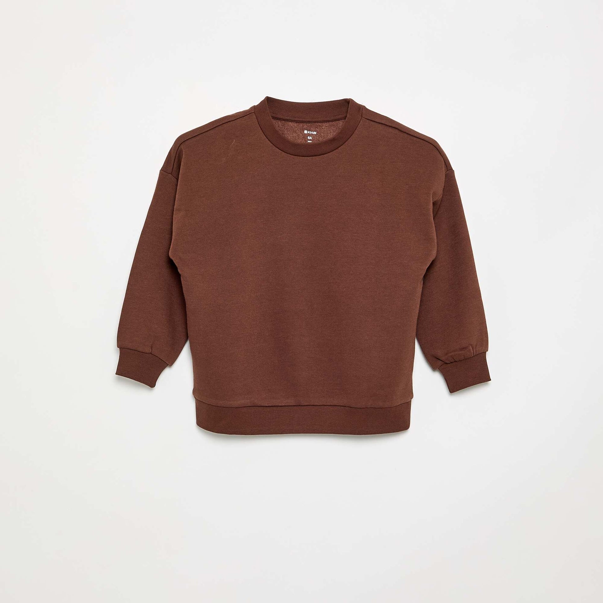 Set of 2 Plain Sweatshirts BROWN