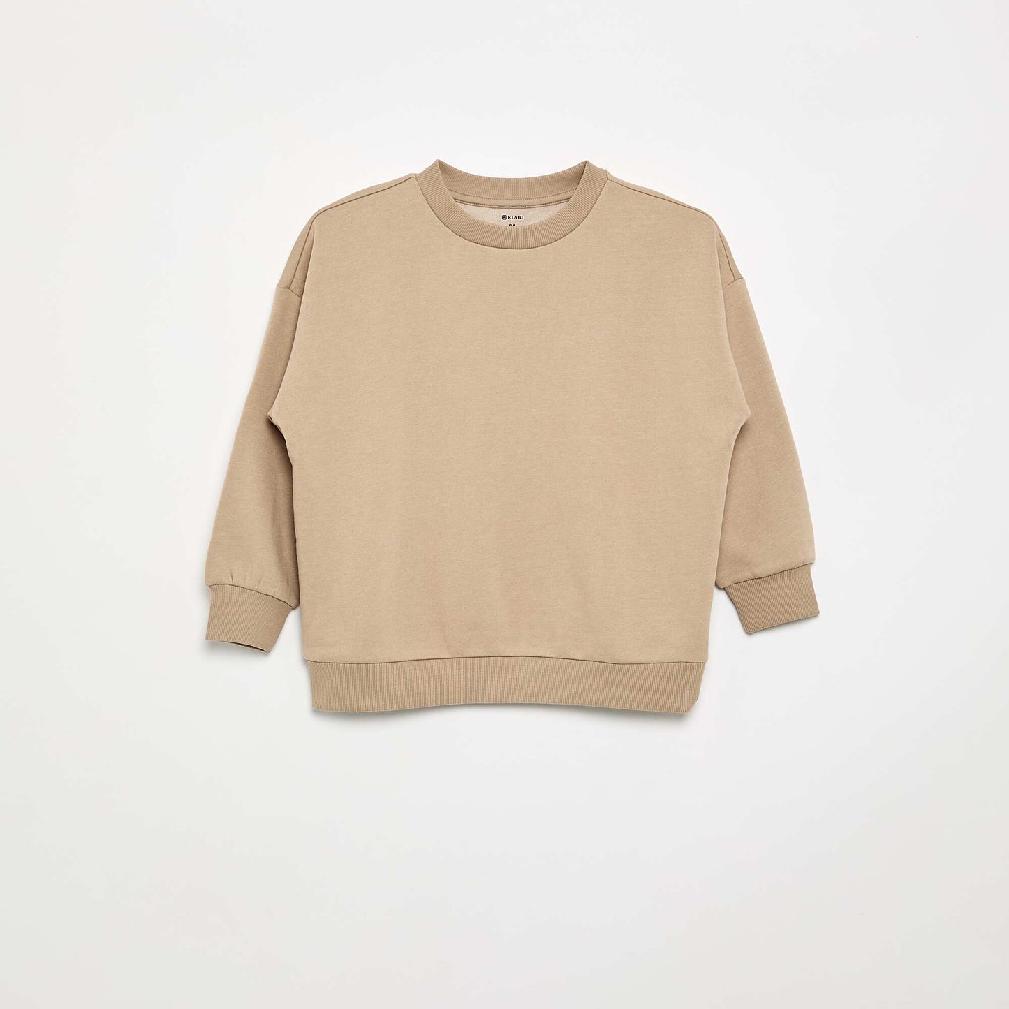 Set of 2 Plain Sweatshirts KHAKI