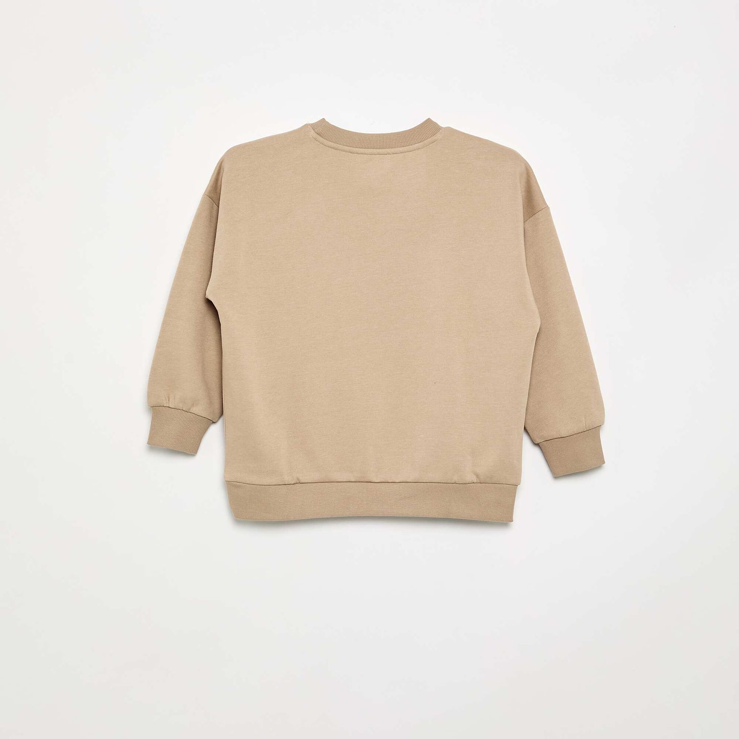 Set of 2 Plain Sweatshirts KHAKI