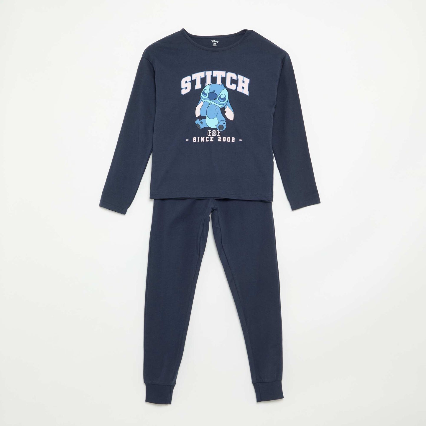 'Disney' long t-shirt and trousers pyjama set - 2 pieces BLUE