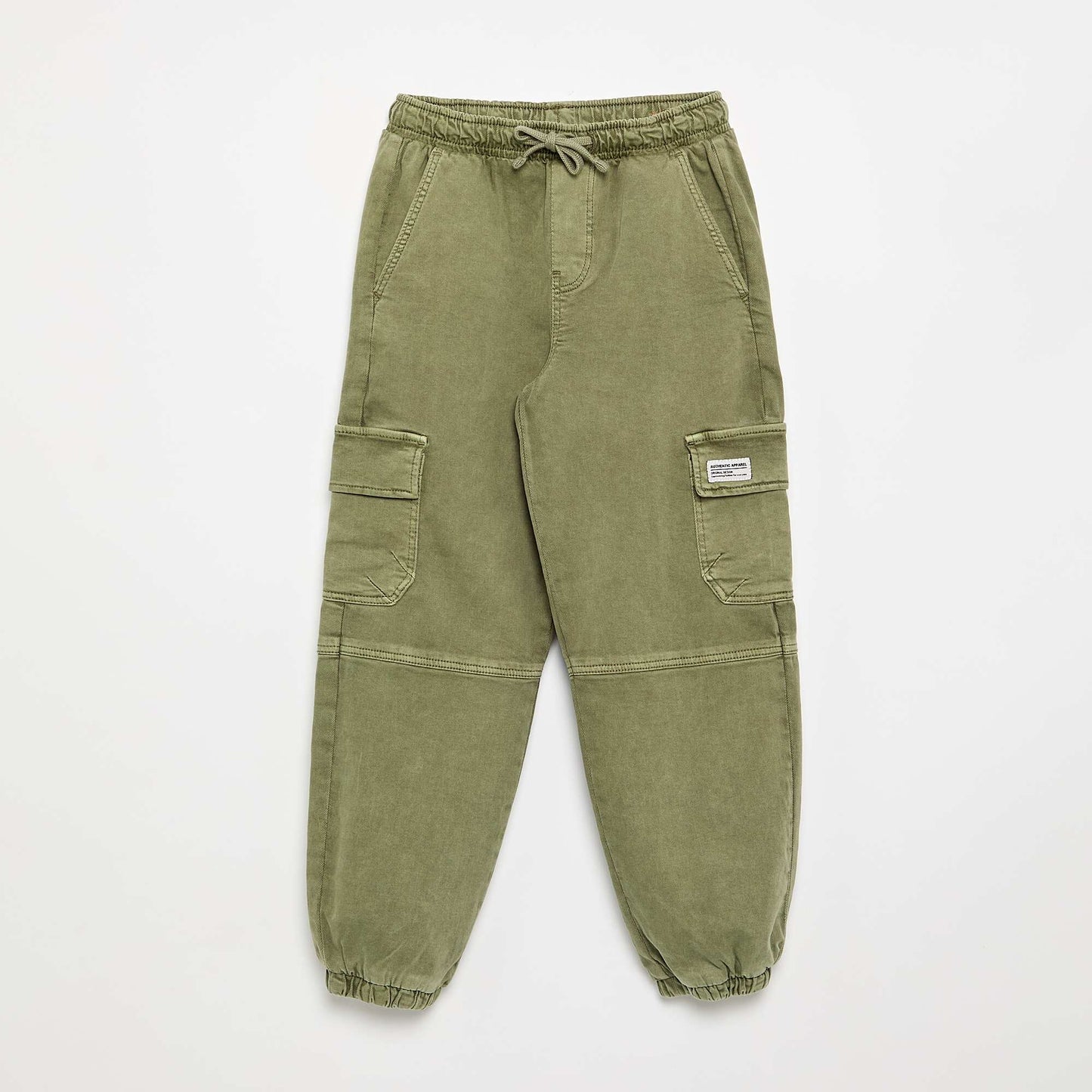 Jogger-style trousers GREEN