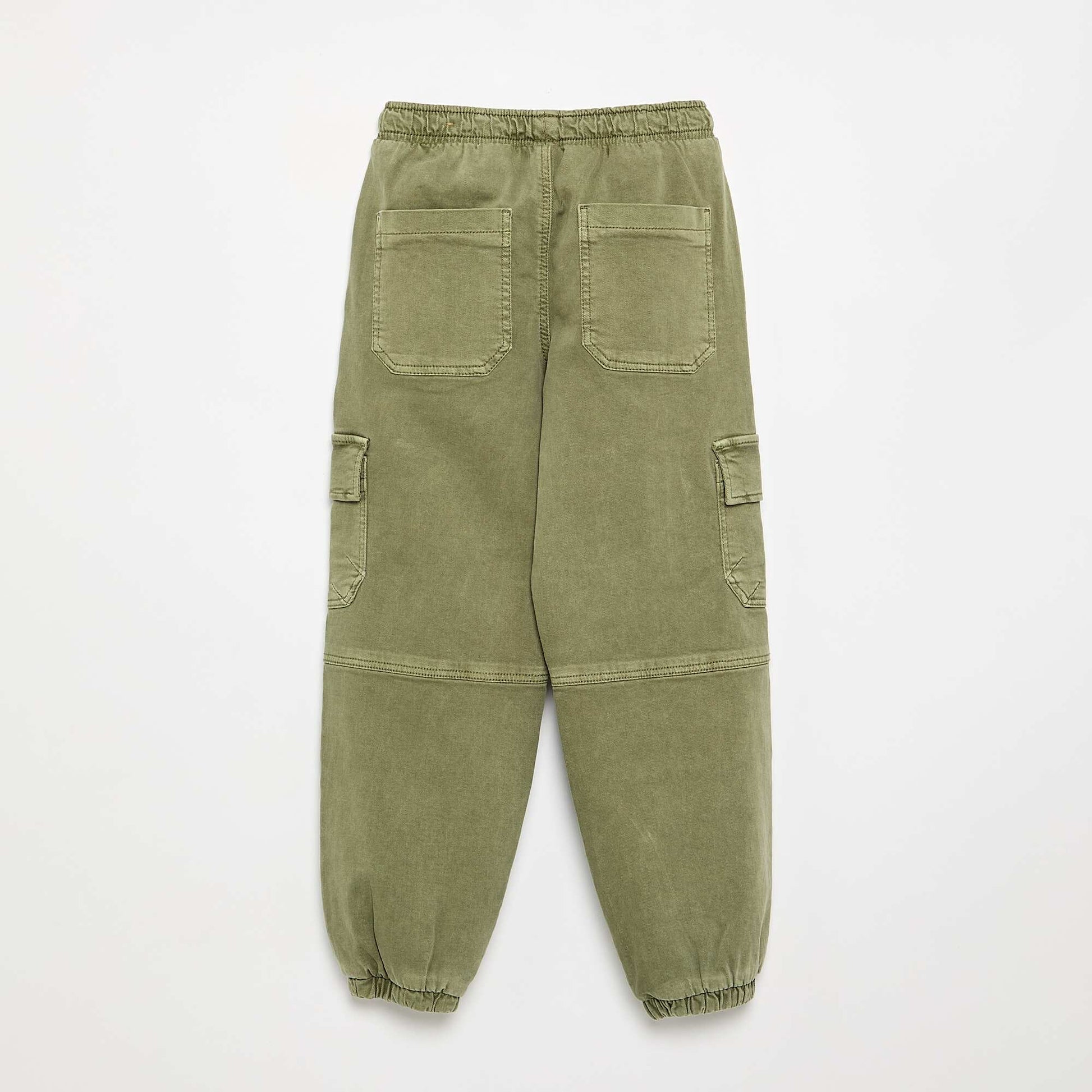 Jogger-style trousers GREEN