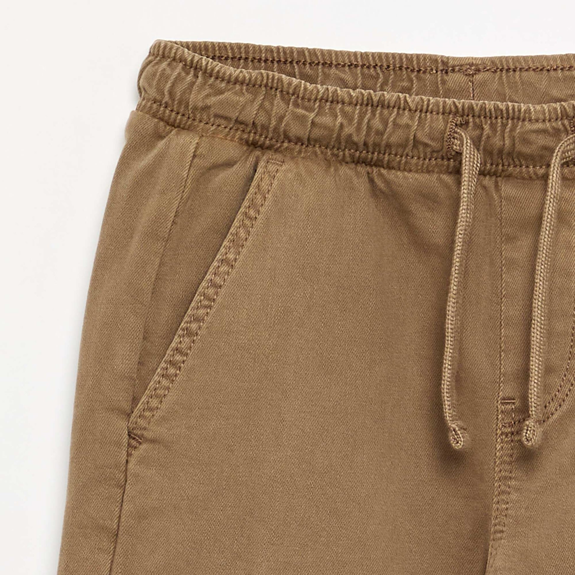Jogger-style trousers BROWN