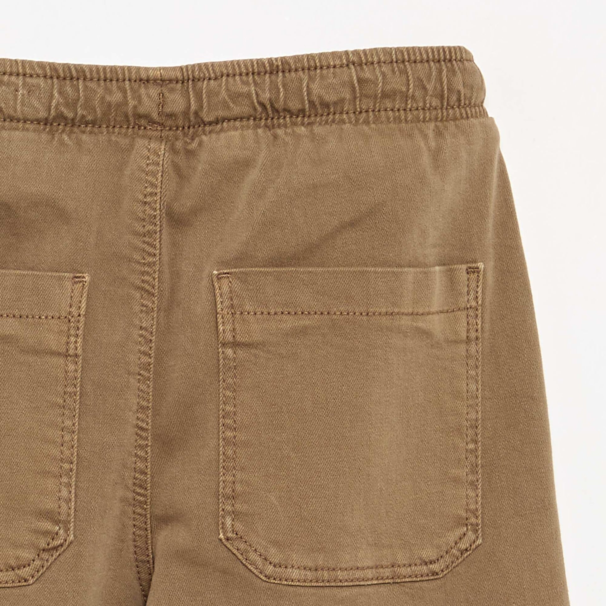Jogger-style trousers BROWN