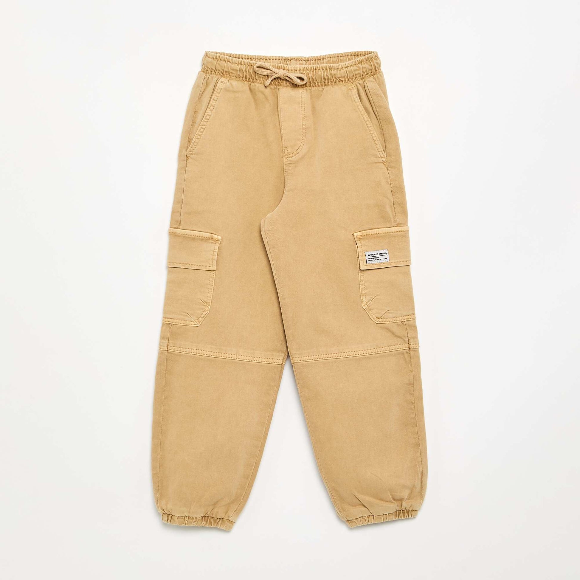 Jogger-style trousers BEIGE