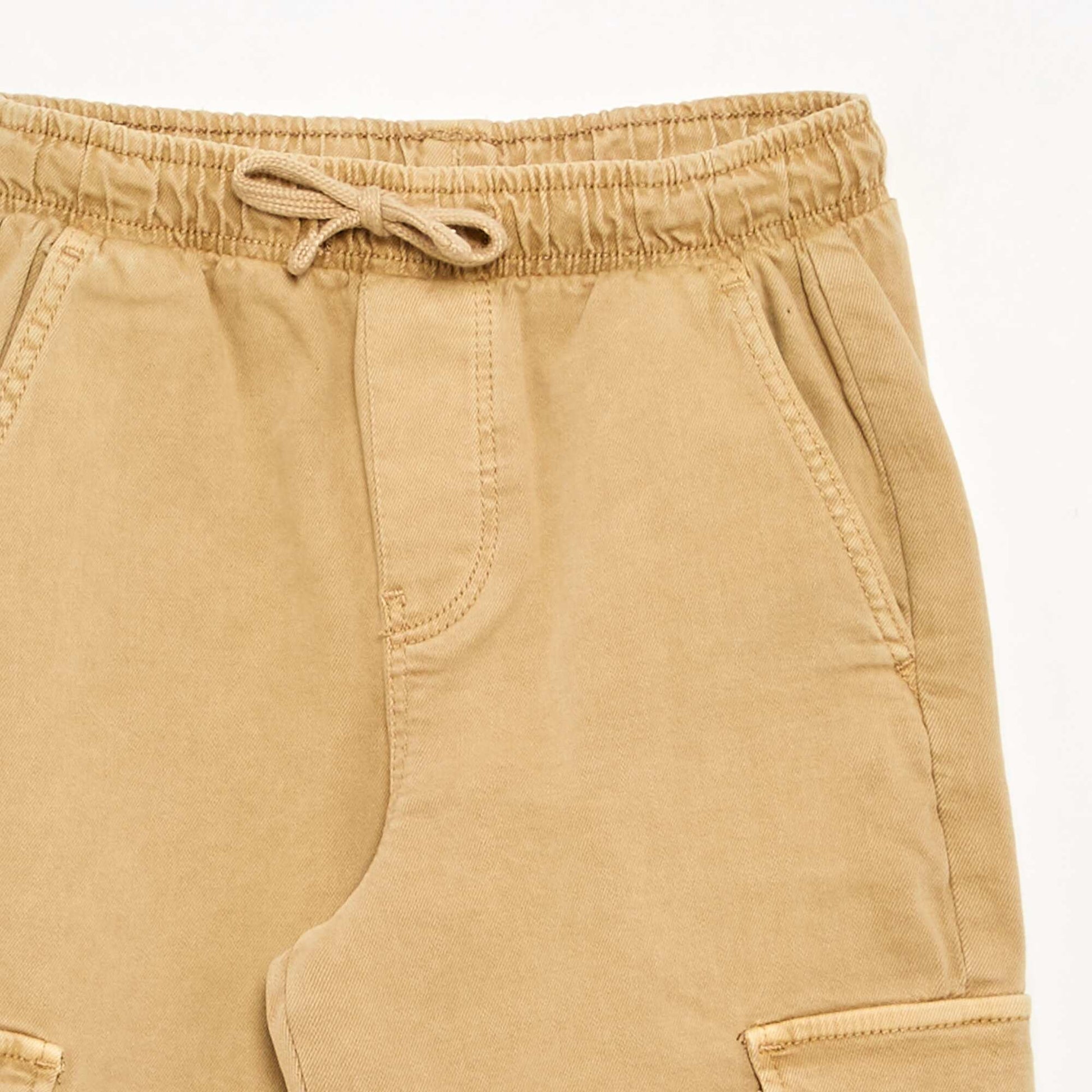 Jogger-style trousers BEIGE
