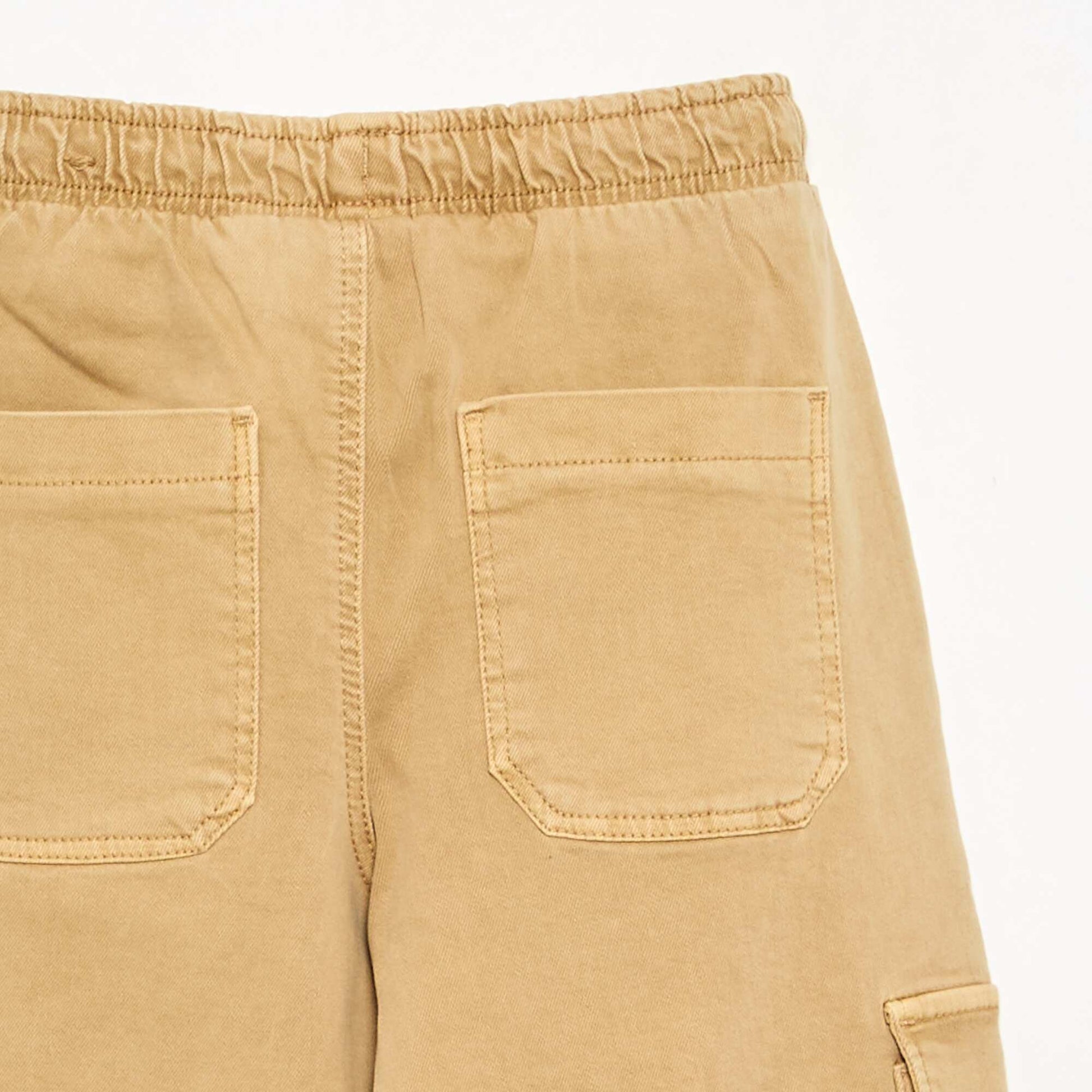 Jogger-style trousers BEIGE