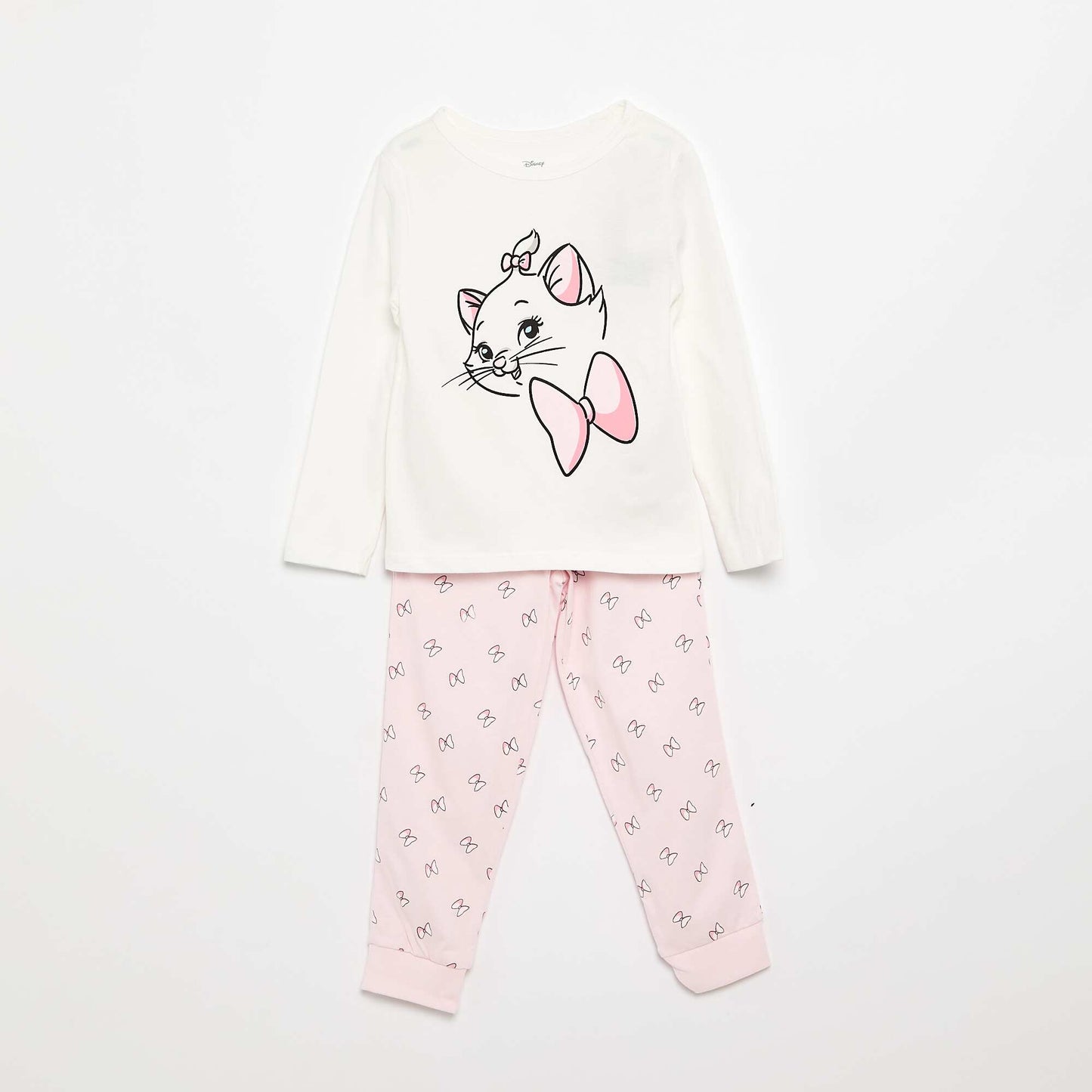 Disney Cotton Jersey Pajamas WHITE