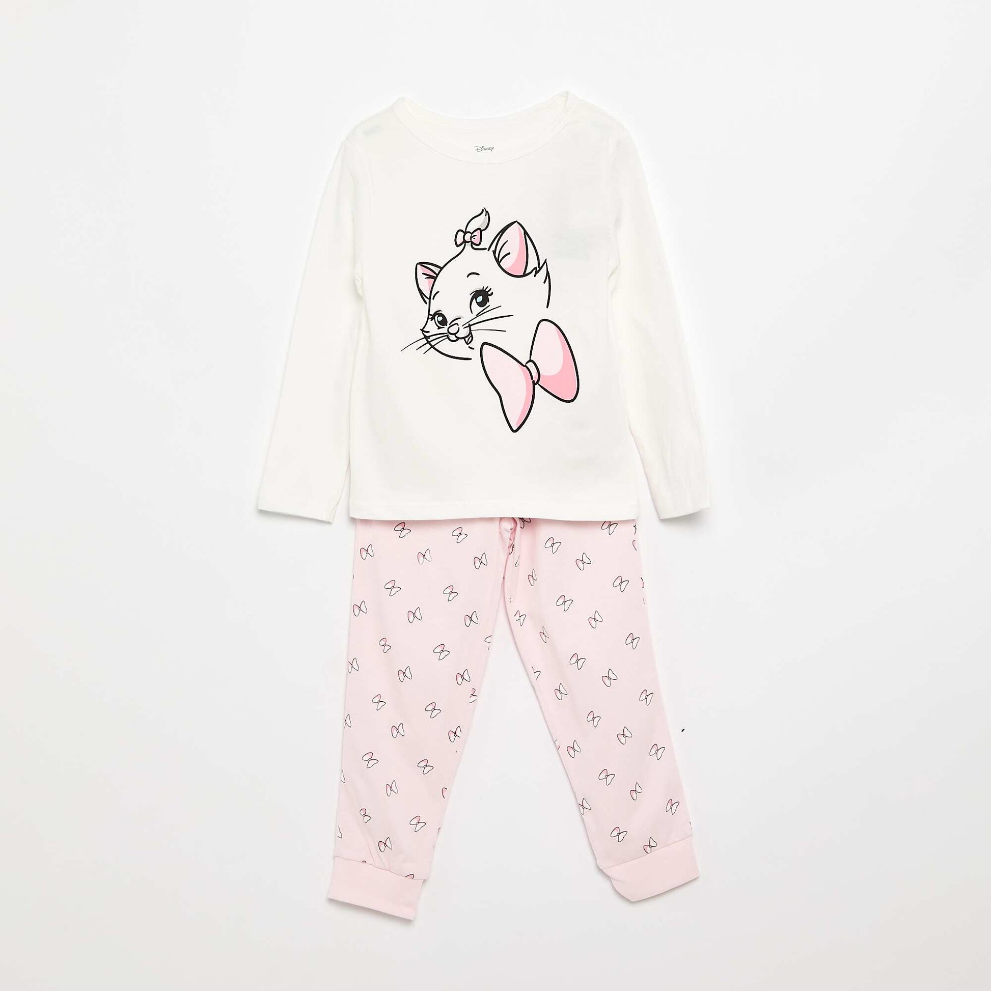 Disney Cotton Jersey Pajamas WHITE
