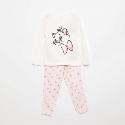 Disney Cotton Jersey Pajamas WHITE