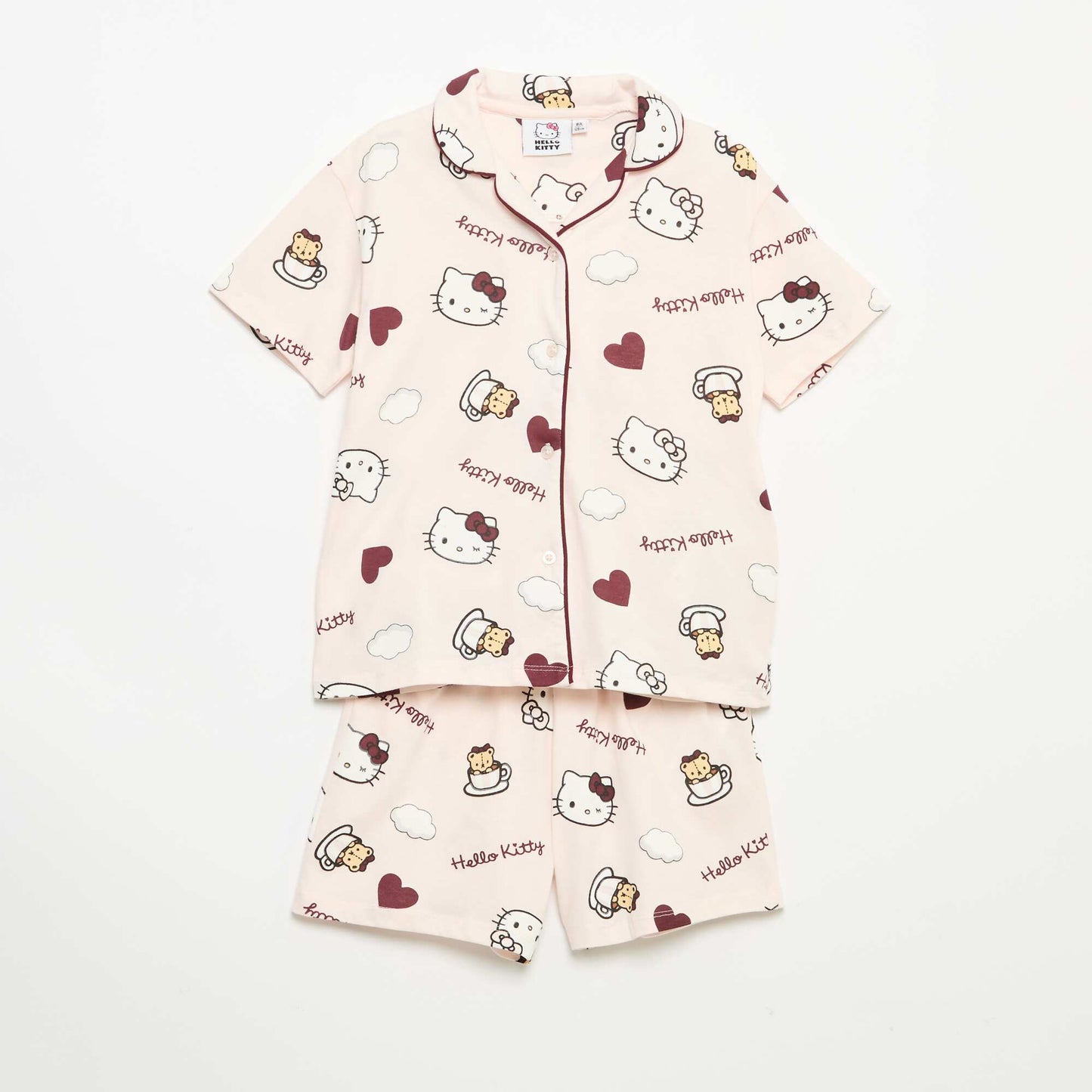 'Hello Kitty' 2-piece short pyjamas PINK