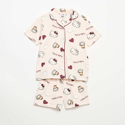 'Hello Kitty' 2-piece short pyjamas PINK
