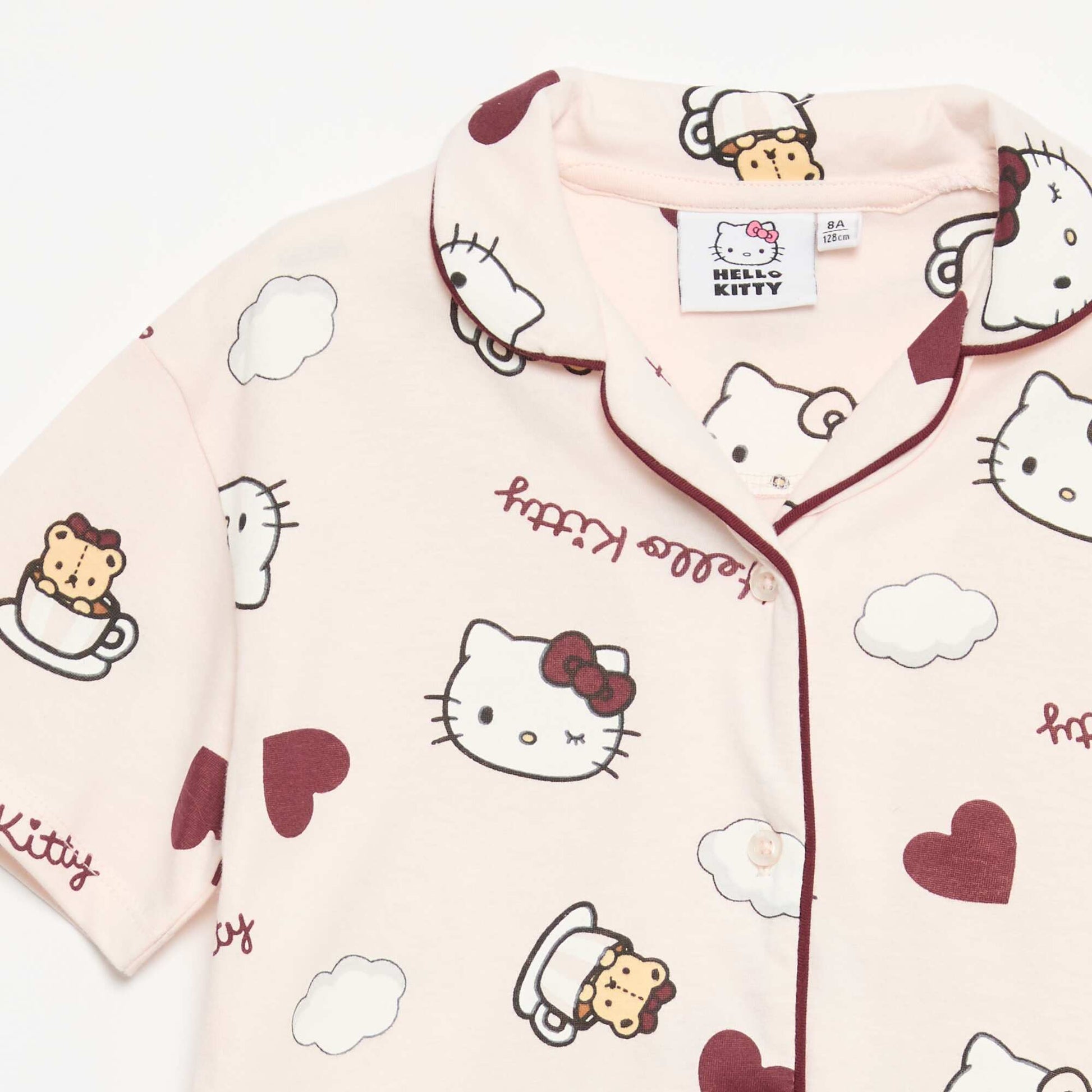'Hello Kitty' 2-piece short pyjamas PINK