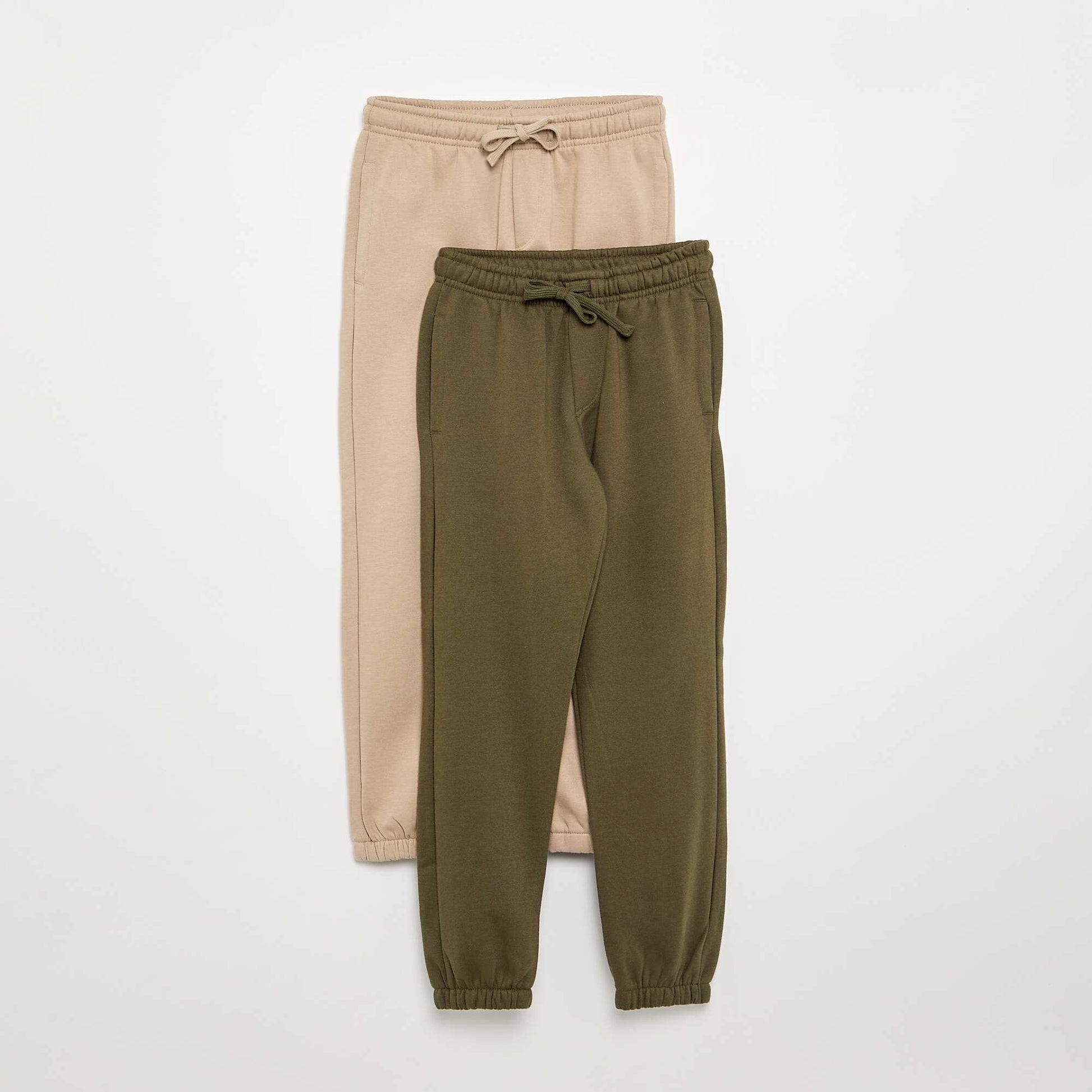2-Pack Jogging Bottoms KHAKI