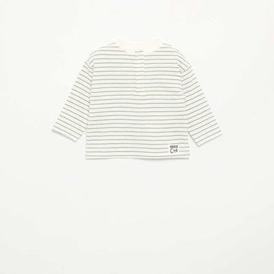 Long-sleeved Baby Terry T-shirt WHITE