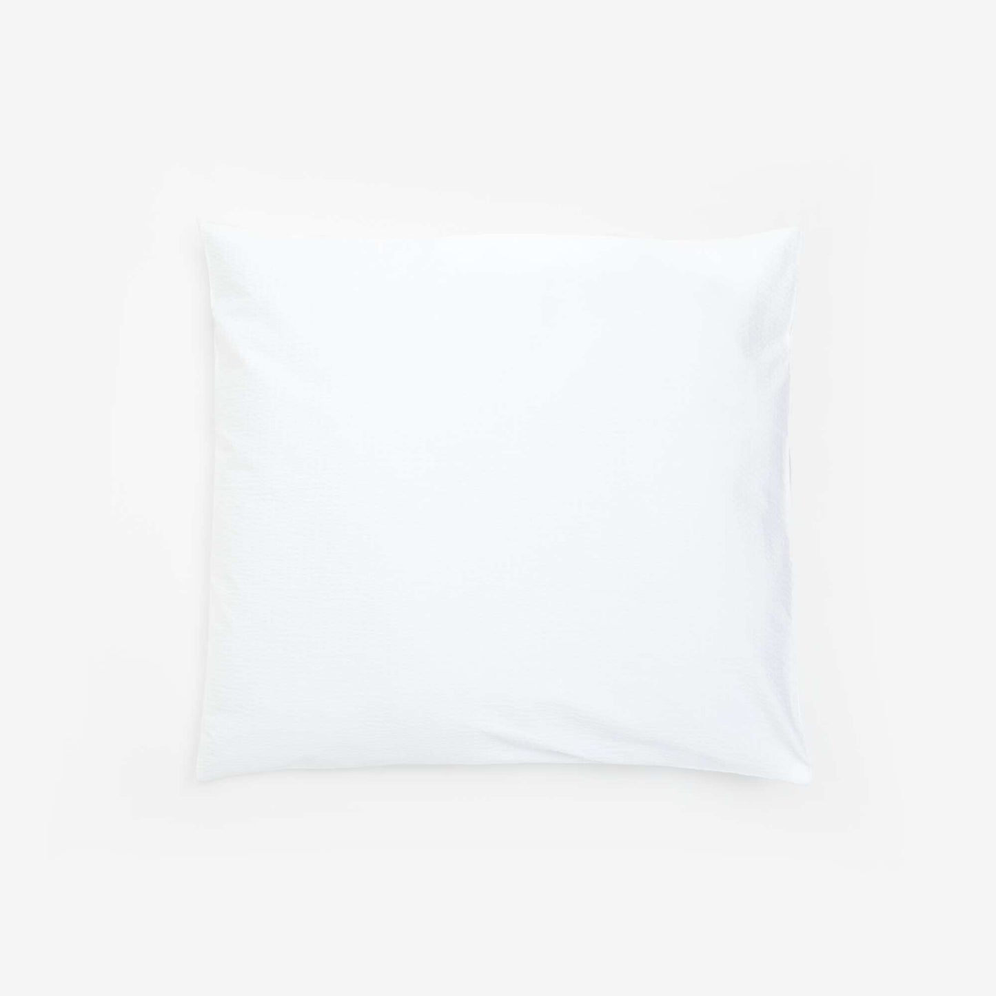 Seersucker Double Duvet Cover Set 240 x 220 cm WHITE