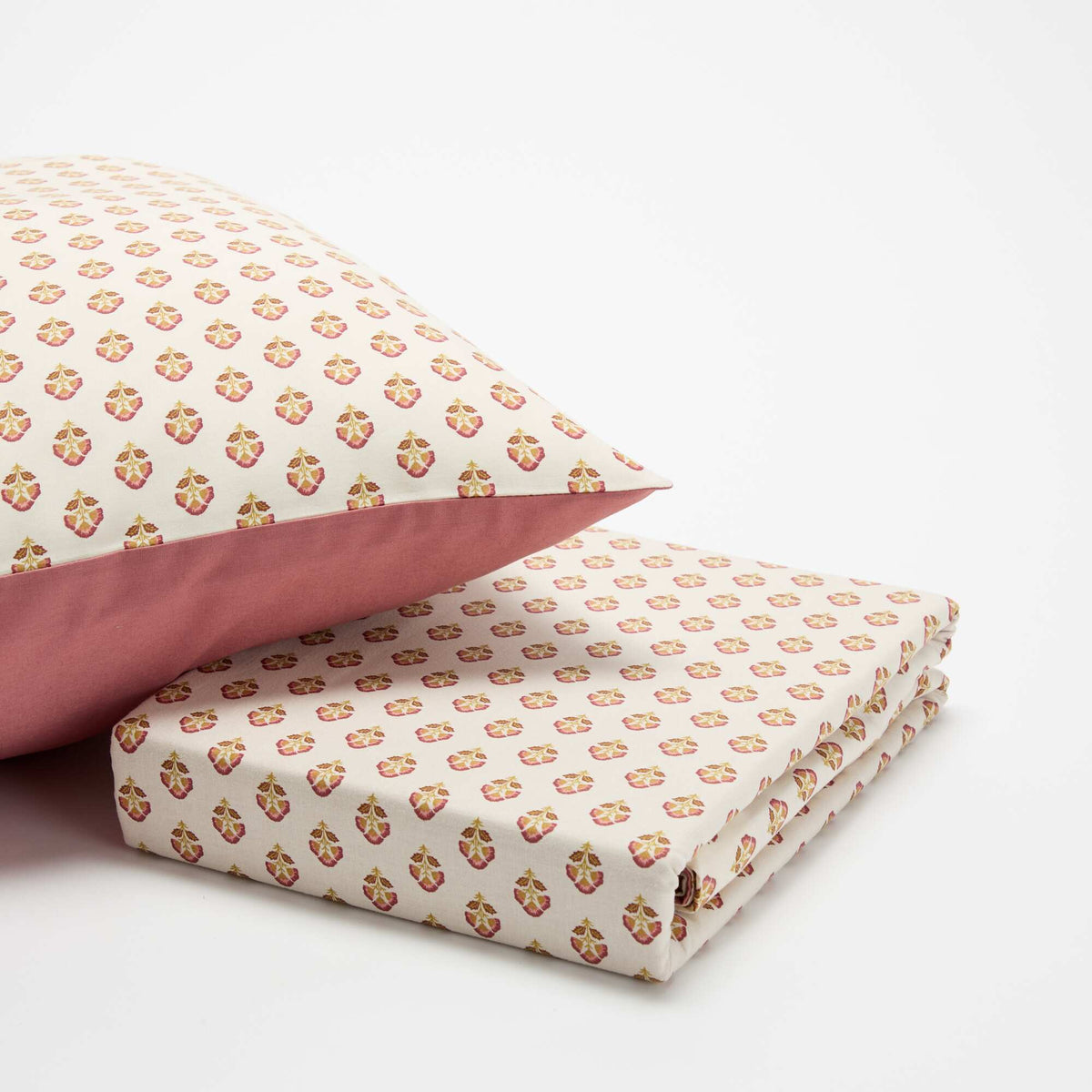 2-piece single duvet cover set - Duvet cover + pillowcase PINK