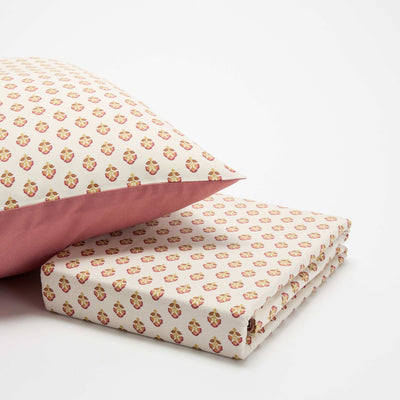 2-piece single duvet cover set - Duvet cover + pillowcase PINK