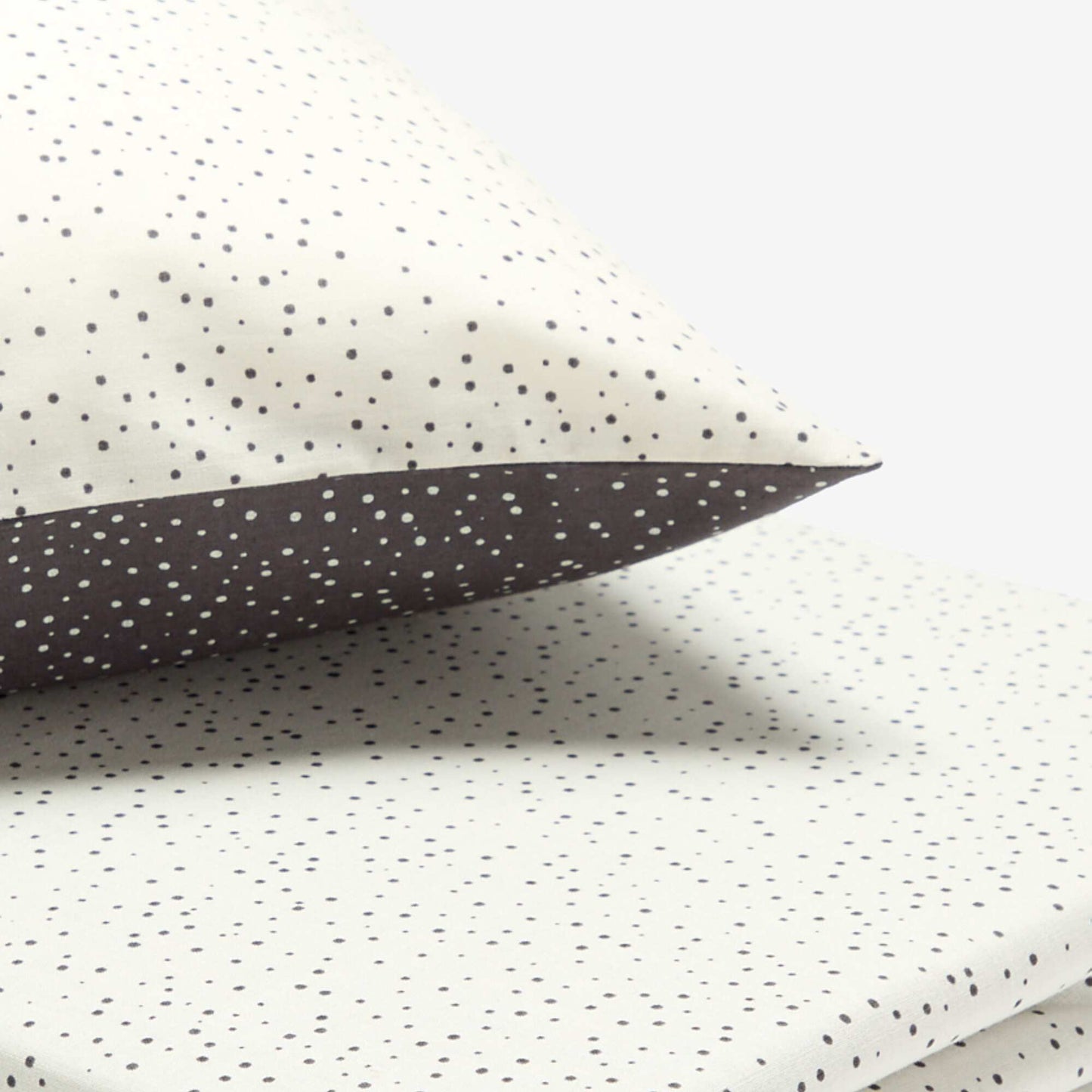 2-piece single duvet cover set - Duvet cover + pillowcase GREY