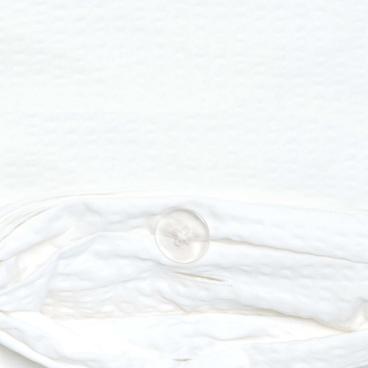 Seersucker Duvet Cover Set for 2 People  260 x 220cm WHITE