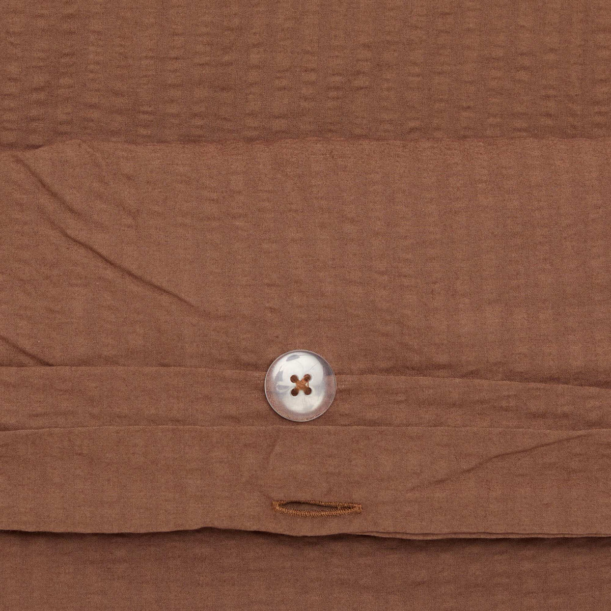 Seersucker Duvet Cover Set for 2 People  260 x 220cm BROWN