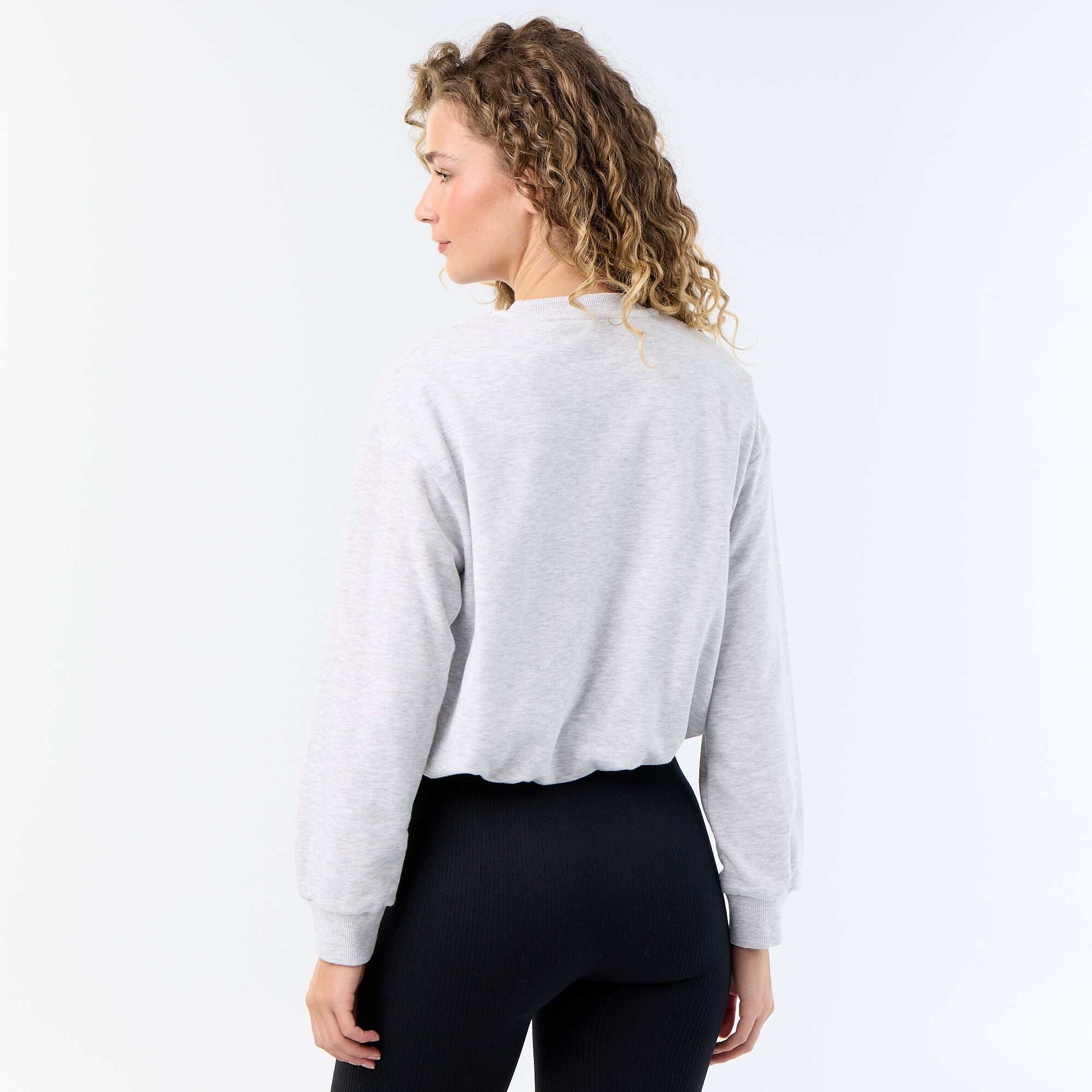 Balloon French Terry Sweatshirt GREY