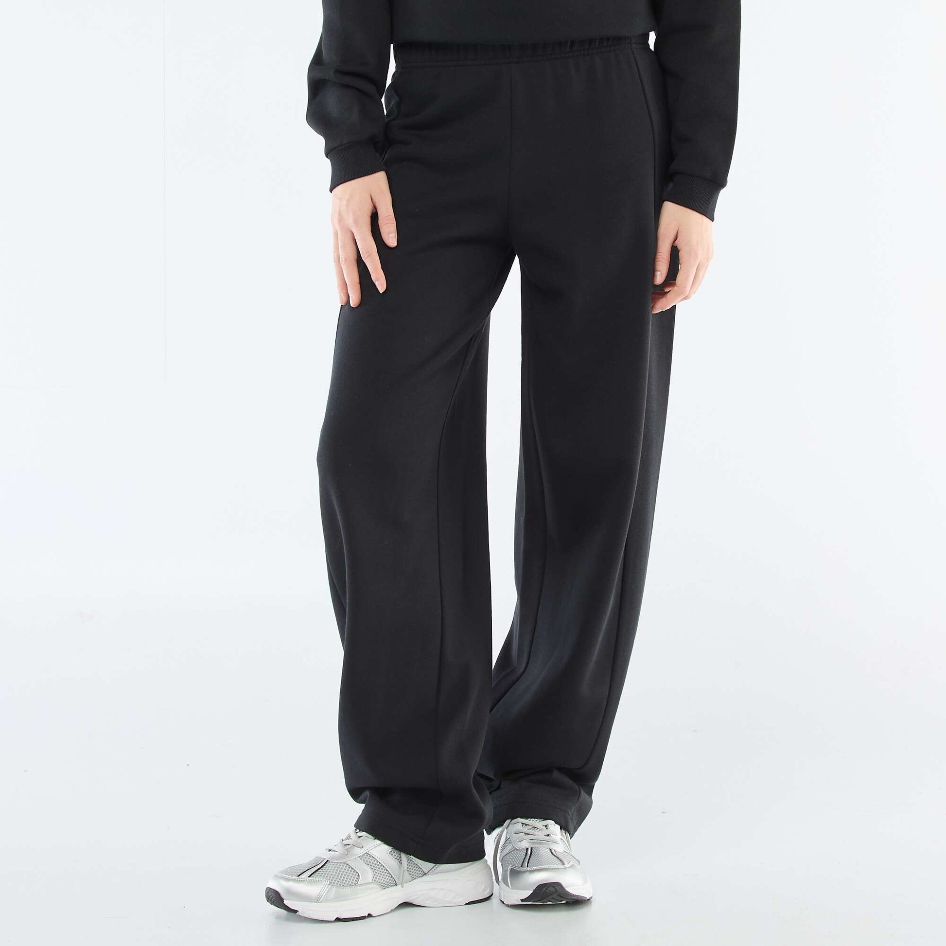 Barrel Leg Joggers BLACK