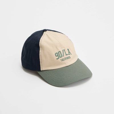 'California' scratch-fastening cap BLUE
