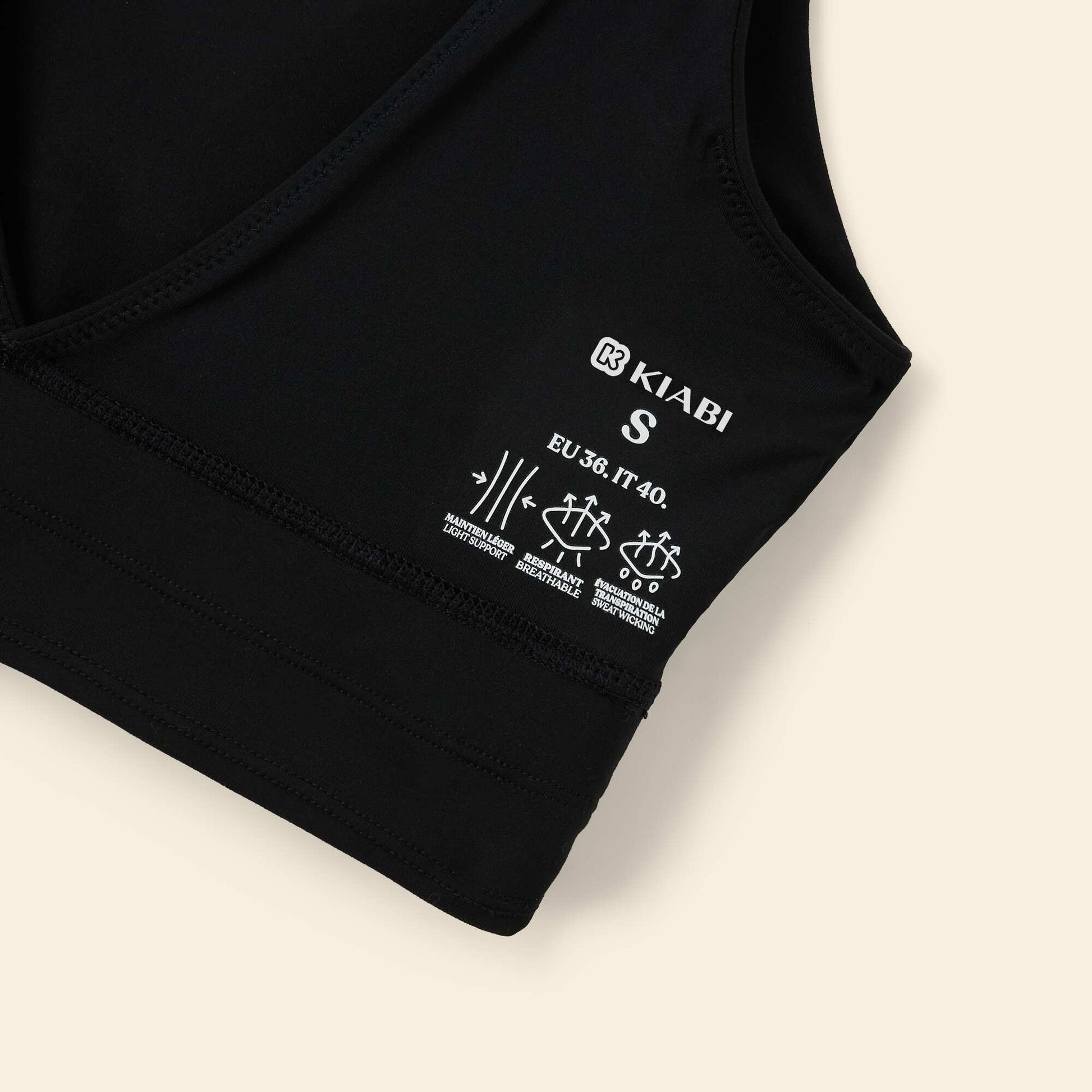 Sports bra BLACK