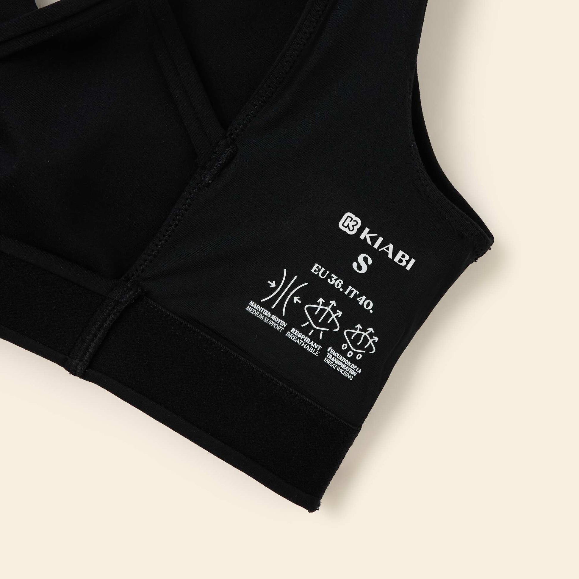 Sports bra BLACK