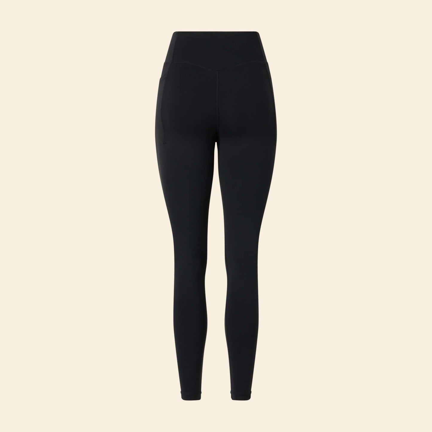 Sports leggings with pockets BLACK