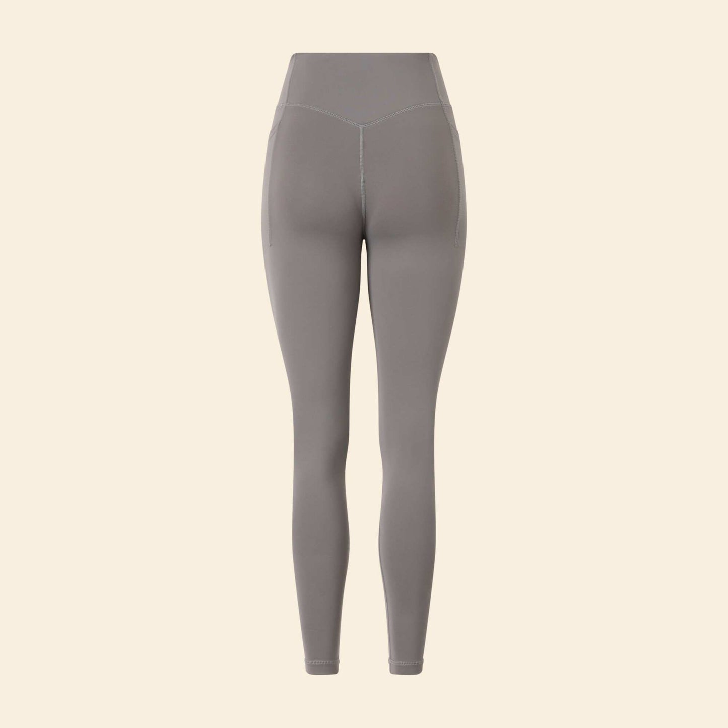 Sports leggings with pockets GREY