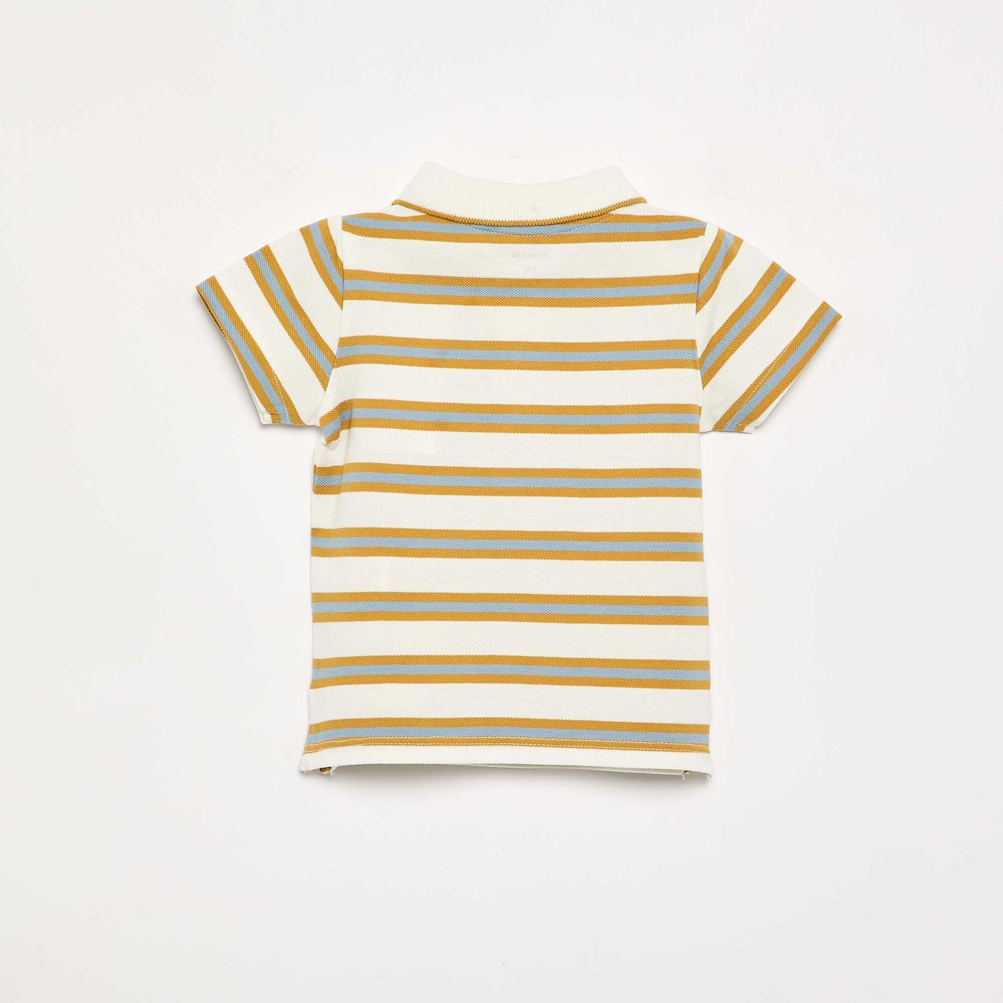 Piqué cotton polo WHITE