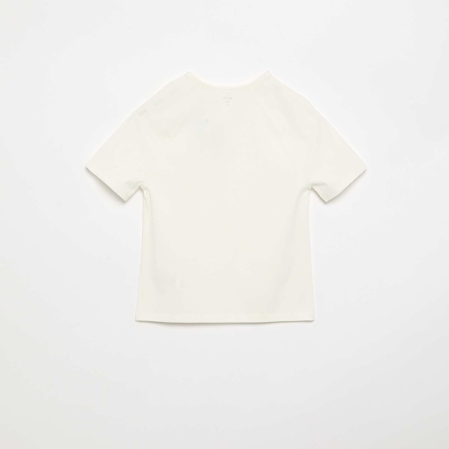 Embroidered Short-Sleeved T-shirt WHITE