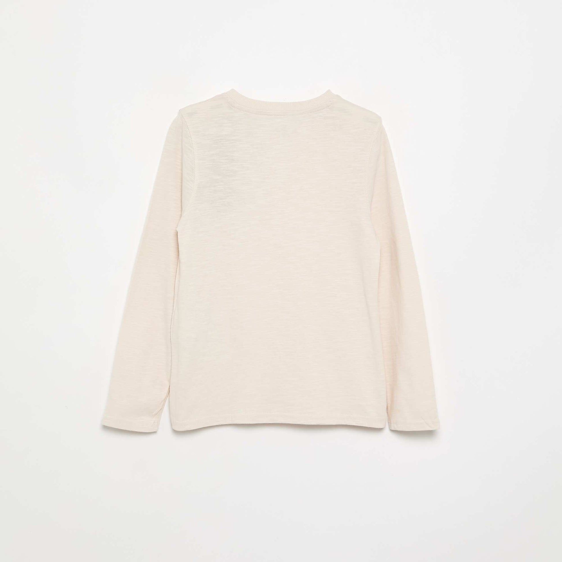 Basic Henley T-shirt WHITE