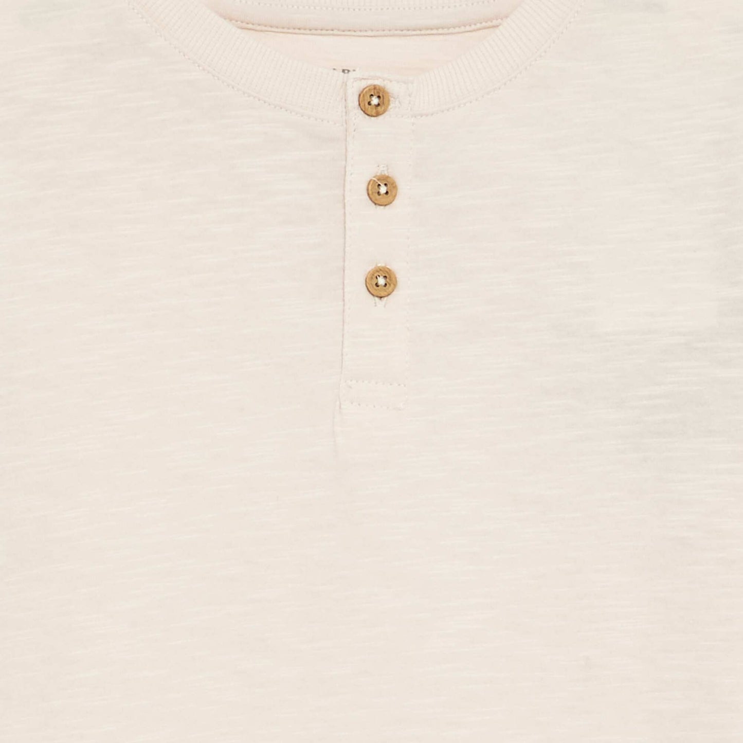 Basic Henley T-shirt WHITE