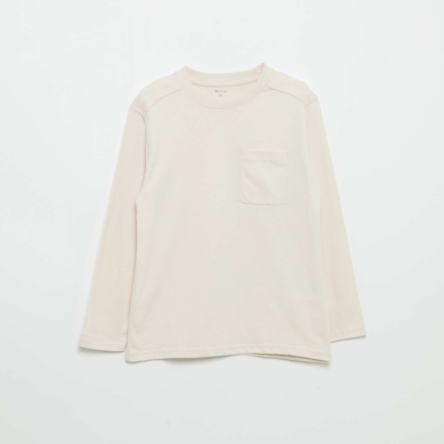 Long-sleeved Jersey T-shirt WHITE