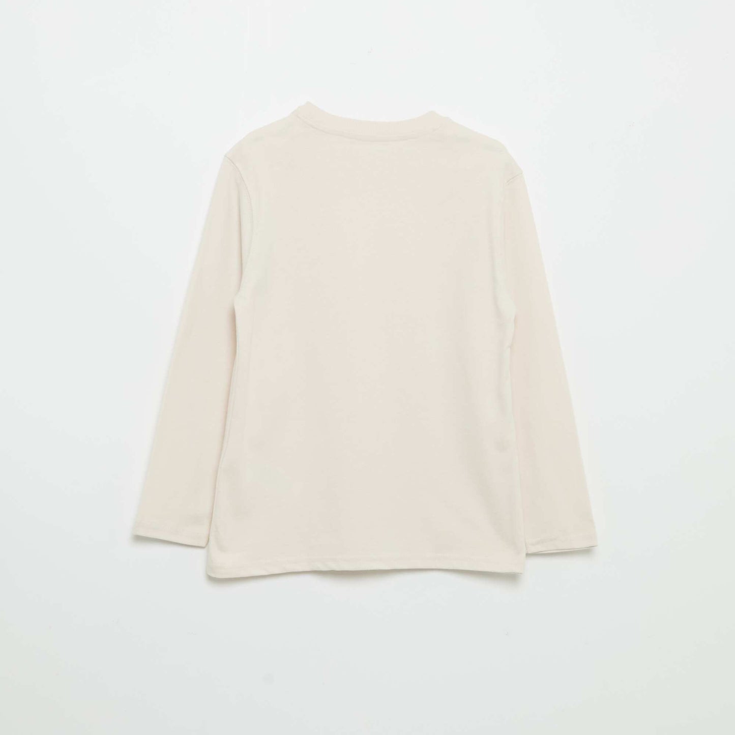 Long-sleeved Jersey T-shirt WHITE