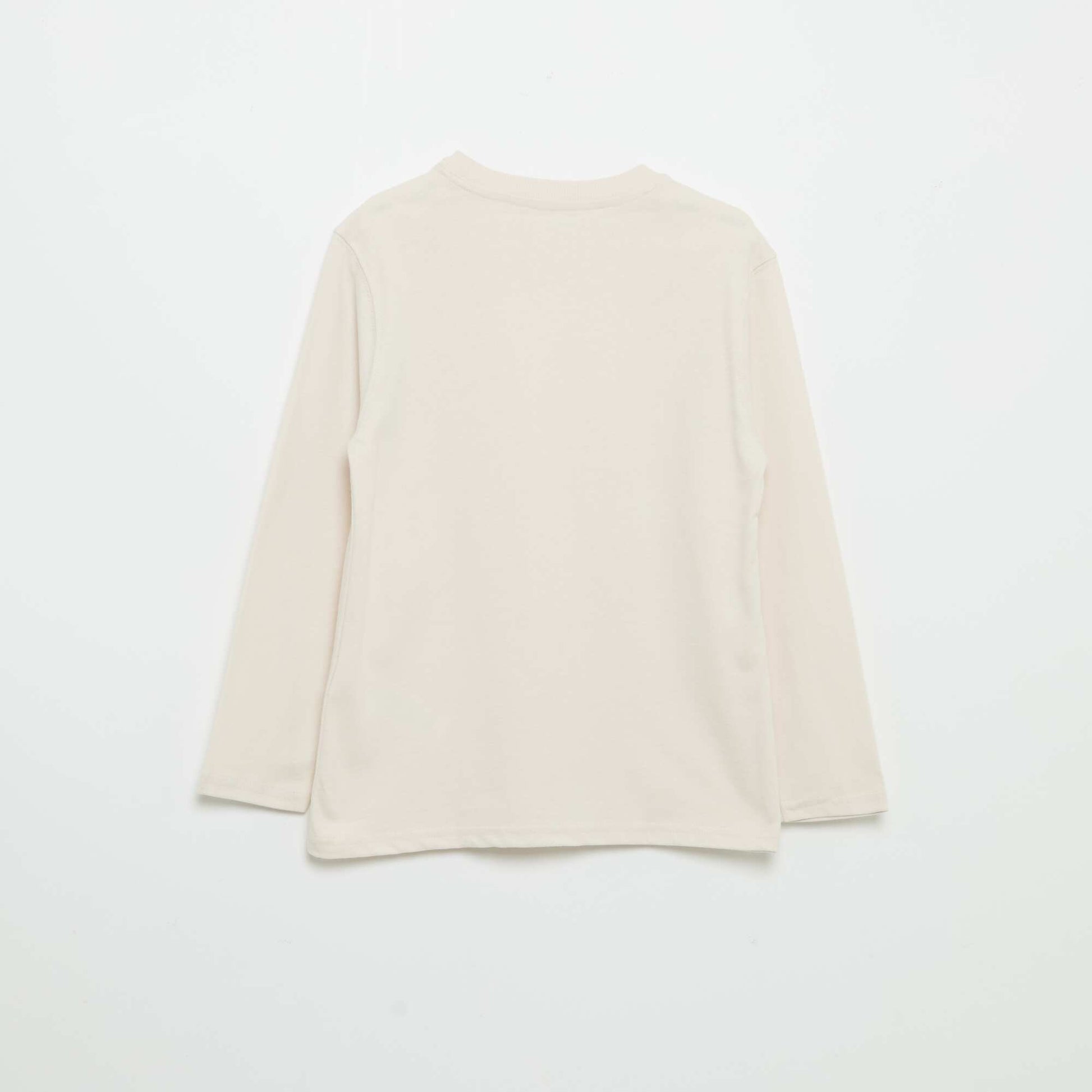 Long-sleeved Jersey T-shirt WHITE