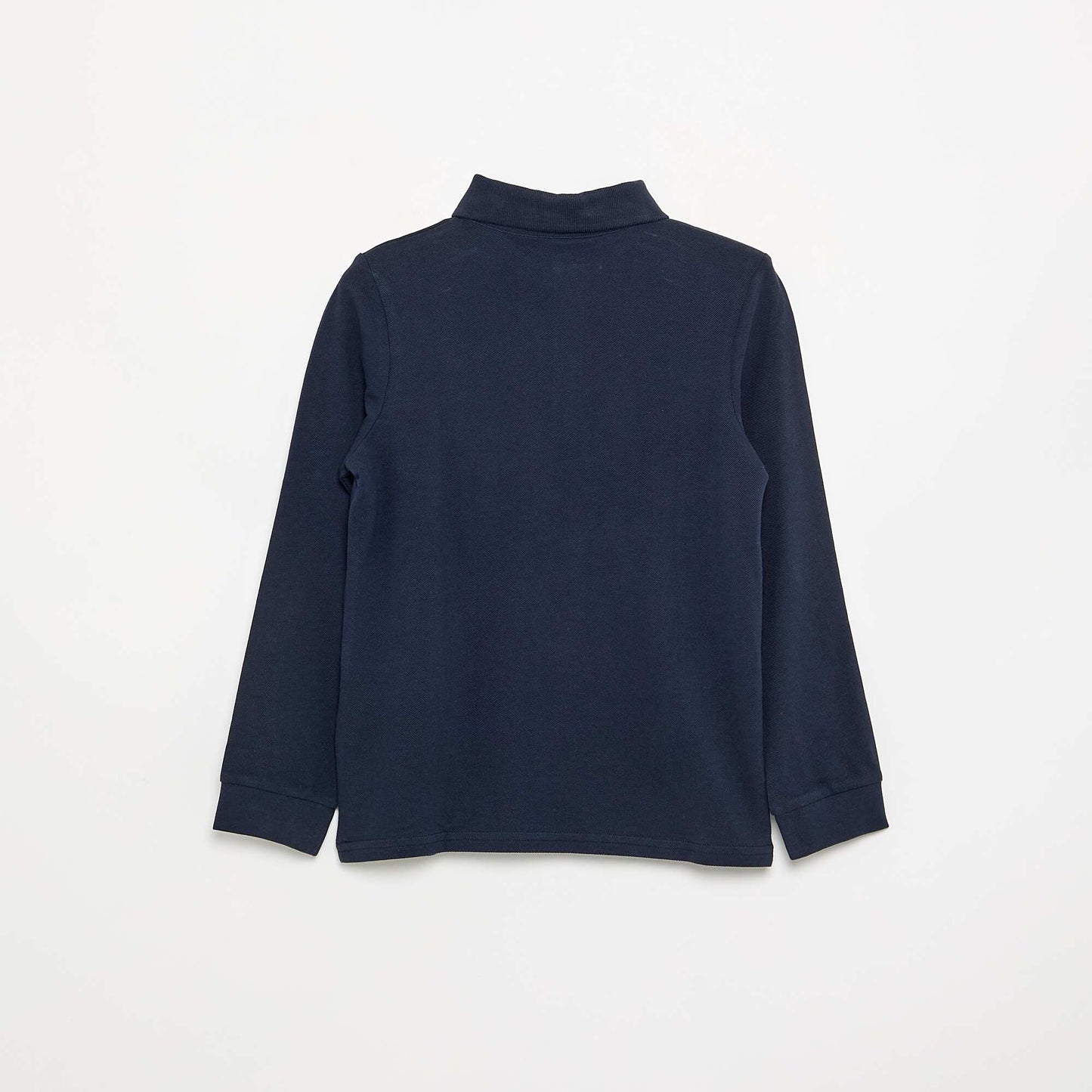 Long-sleeved polo shirt BLUE