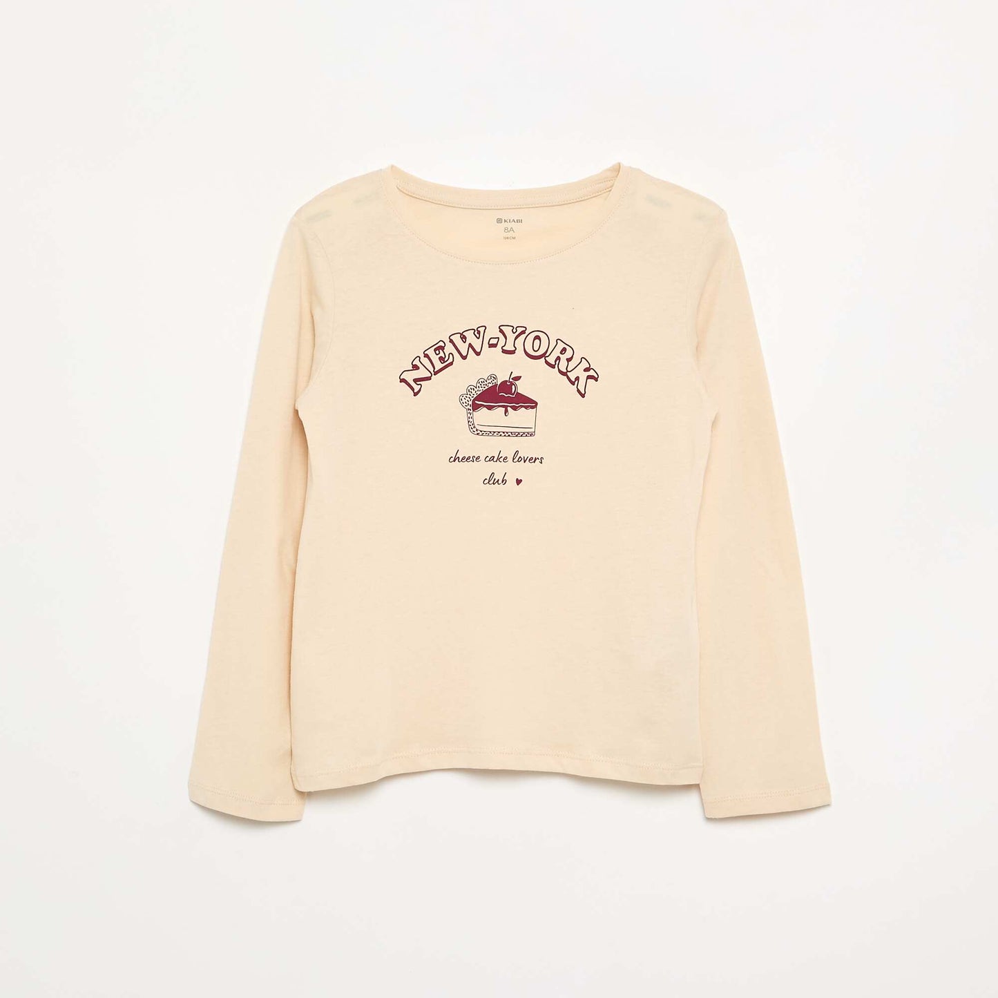 Long-sleeved T-shirt BEIGE