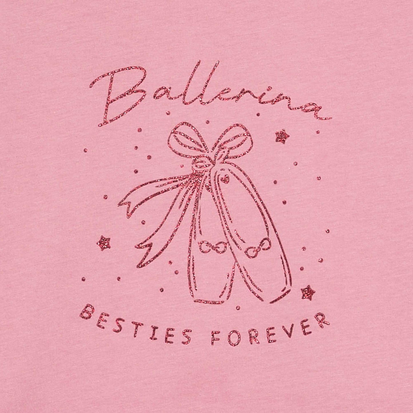 Long-sleeve printed T-shirt PINK