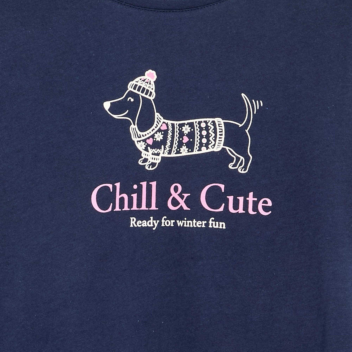Long-sleeve printed T-shirt BLUE