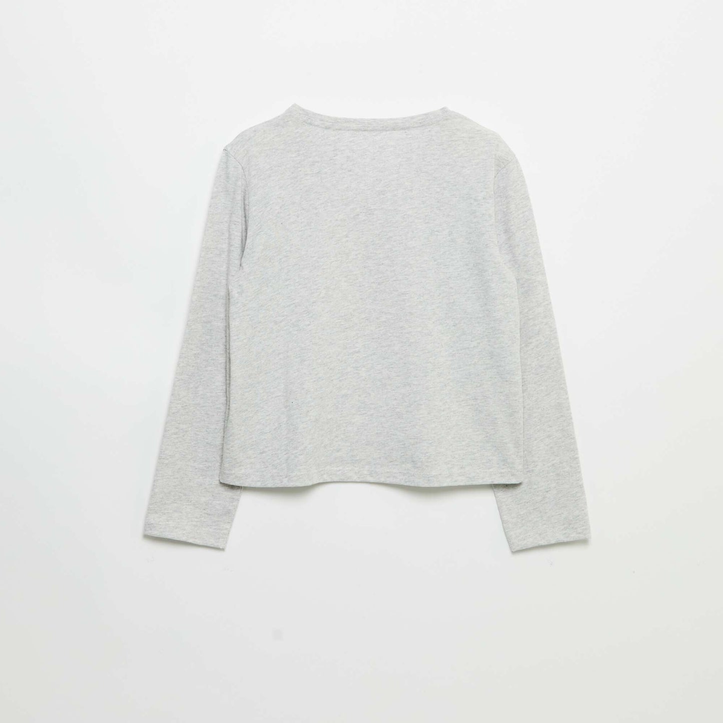 Long-sleeve printed T-shirt GREY