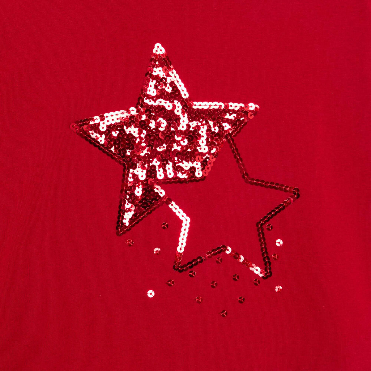 Long-sleeved T-shirt with graphic RED