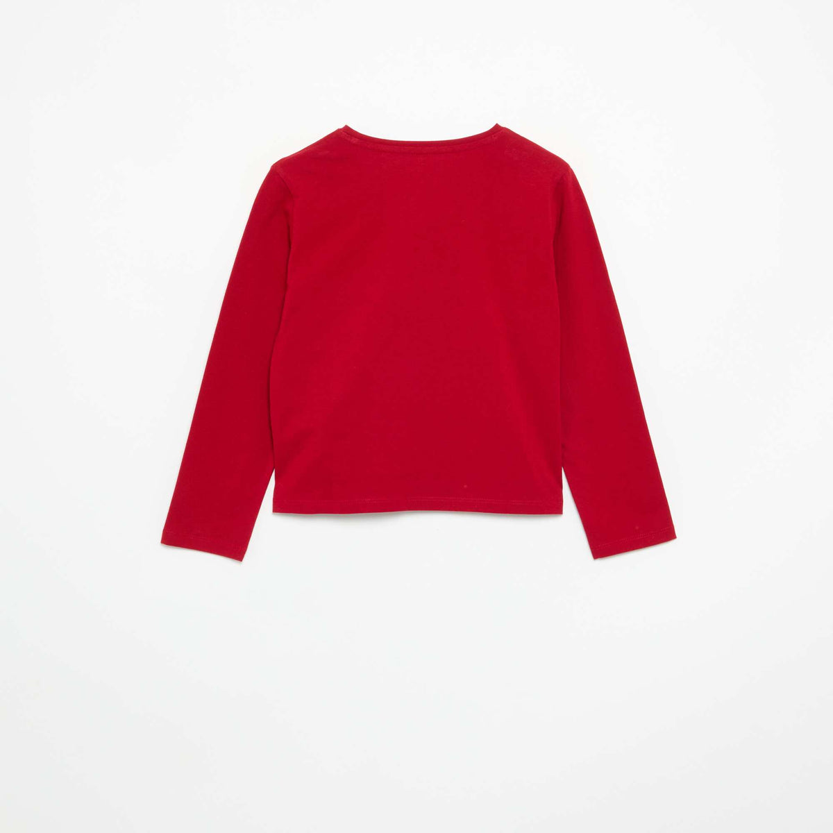 Long-sleeved T-shirt with graphic RED
