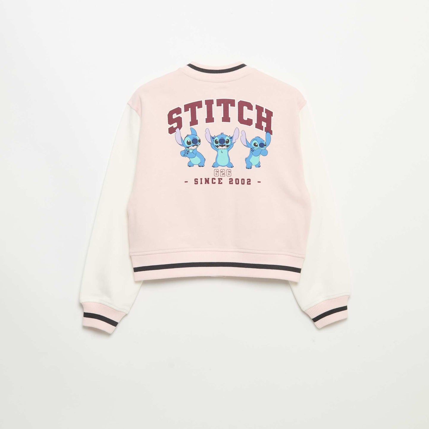 'Disney' university-style fleece jacket PINK