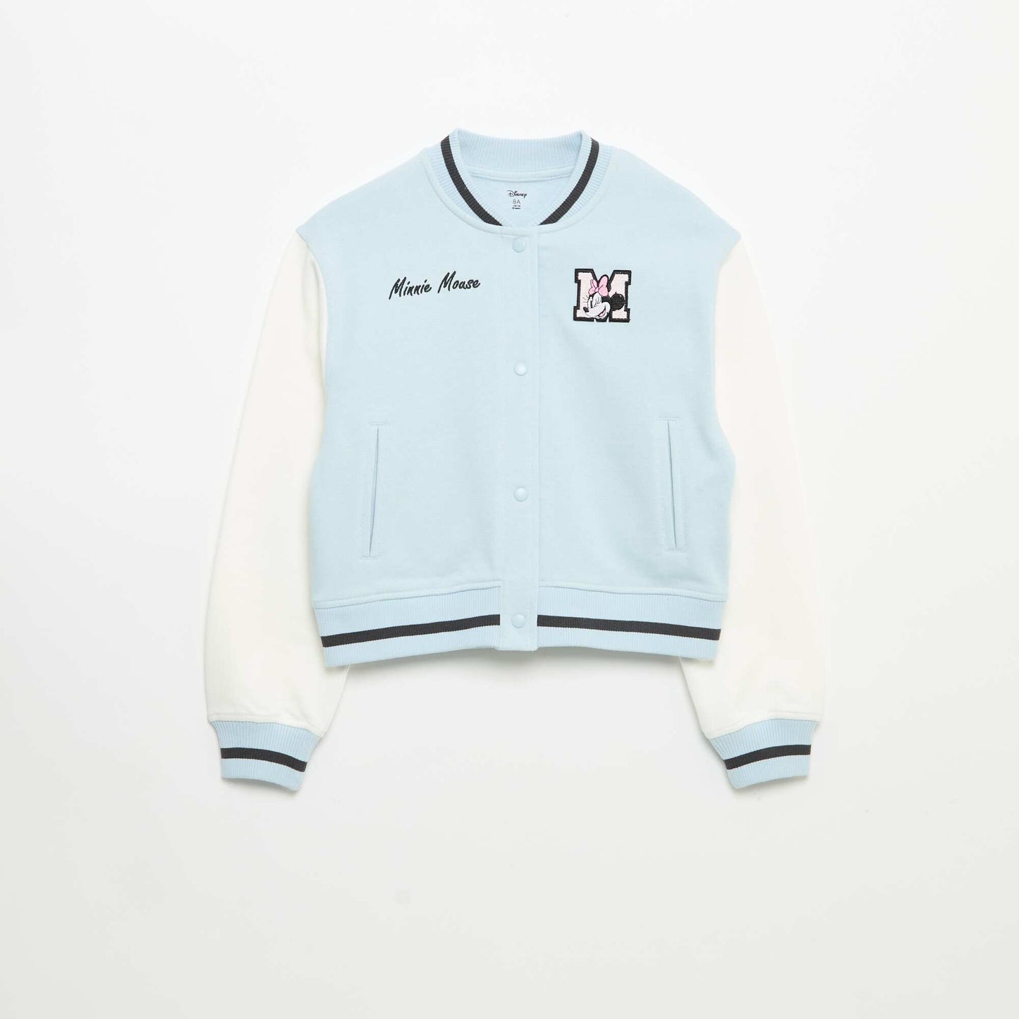 Disney' Varsity Style Fleece Jacket BLUE